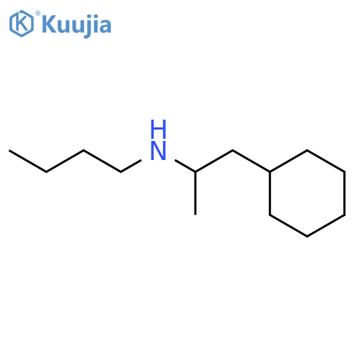 butyl(1-cyclohexylpropan-2-yl)amine structure