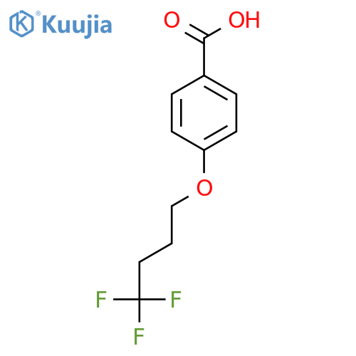 4-(4,4,4-Trifluorobutoxy)benzoic acid structure