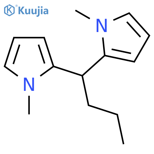 1H-Pyrrole, 2,2'-butylidenebis[1-methyl- structure