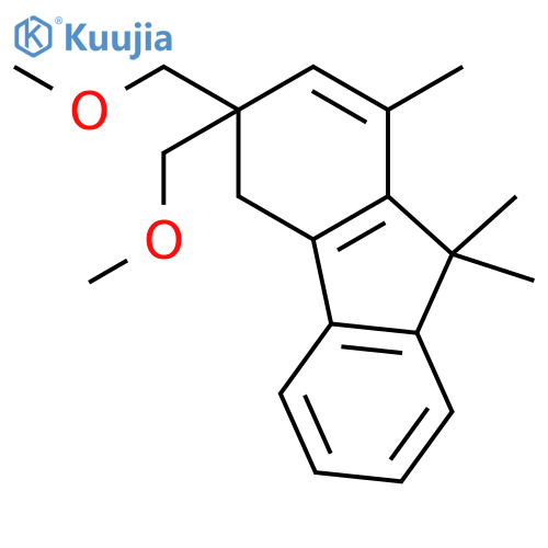 3H-Fluorene, 4,9-dihydro-3,3-bis(methoxymethyl)-1,9,9-trimethyl- structure