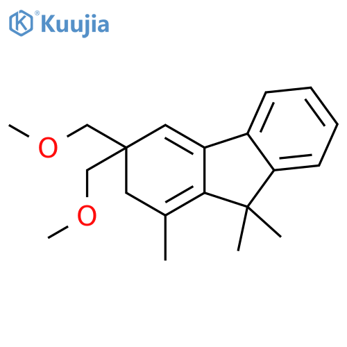2H-Fluorene, 3,9-dihydro-3,3-bis(methoxymethyl)-1,9,9-trimethyl- structure