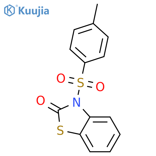3-(4-methylbenzenesulfonyl)-2,3-dihydro-1,3-benzothiazol-2-one structure