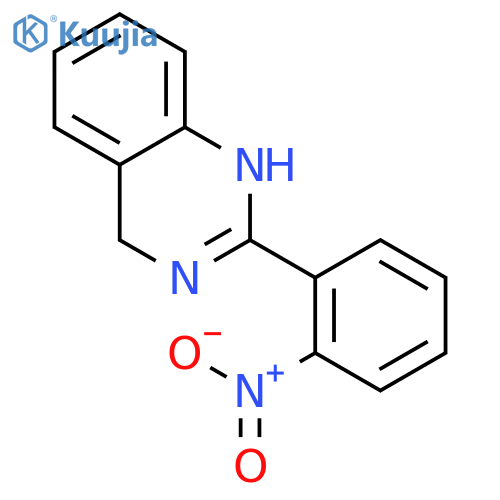 Quinazoline, 1,4-dihydro-2-(2-nitrophenyl)- structure