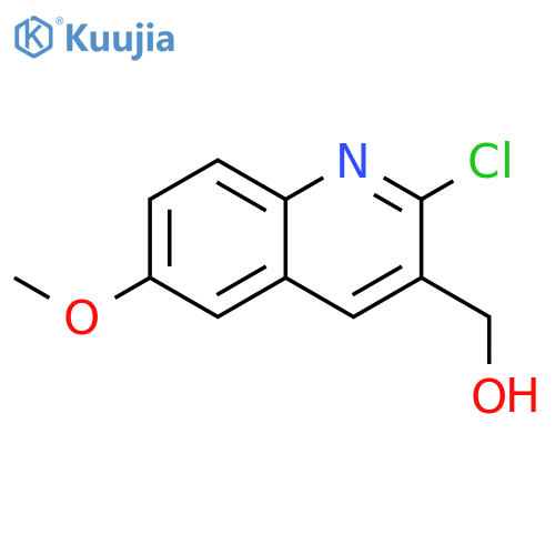 2-Chloro-6-methoxyquinoline-3-methanol structure