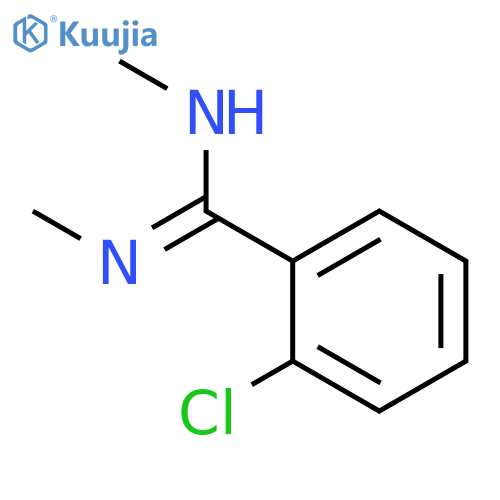 Benzenecarboximidamide, 2-chloro-N,N'-dimethyl- structure