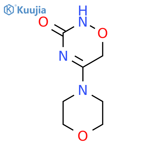 2H-1,2,4-Oxadiazin-3(6H)-one, 5-(4-morpholinyl)- structure