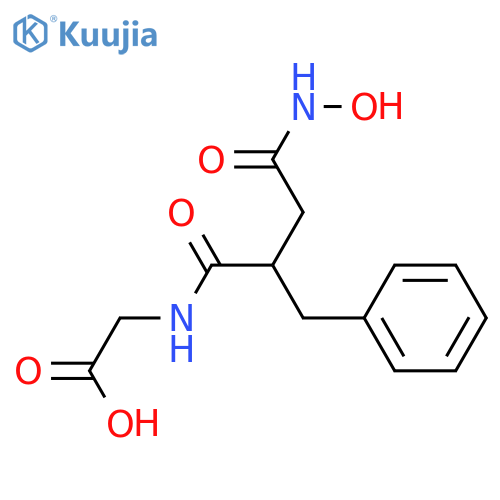 Glycine,N-[4-(hydroxyamino)-1,4-dioxo-2-(phenylmethyl)butyl]- structure