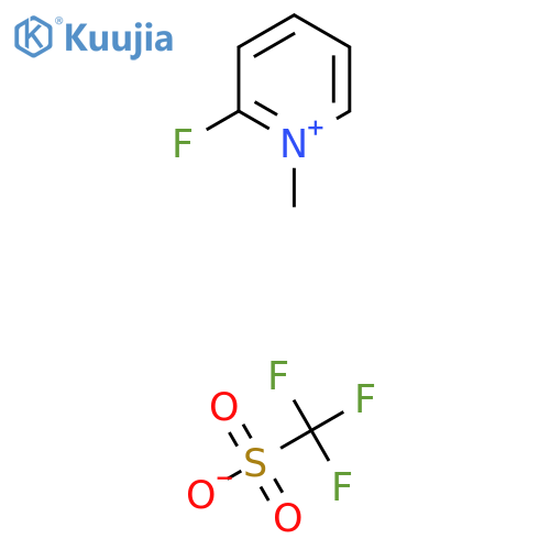 2-Fluoro-1-methylpyridin-1-ium trifluoromethanesulfonate structure
