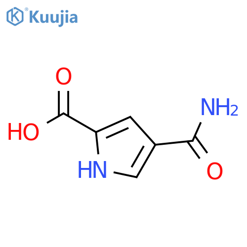4-Carbamoyl-1H-pyrrole-2-carboxylic Acid (10% inorganics) structure