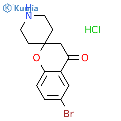 6-bromospirochromane-2,4'-piperidin-4-one hydrochloride structure