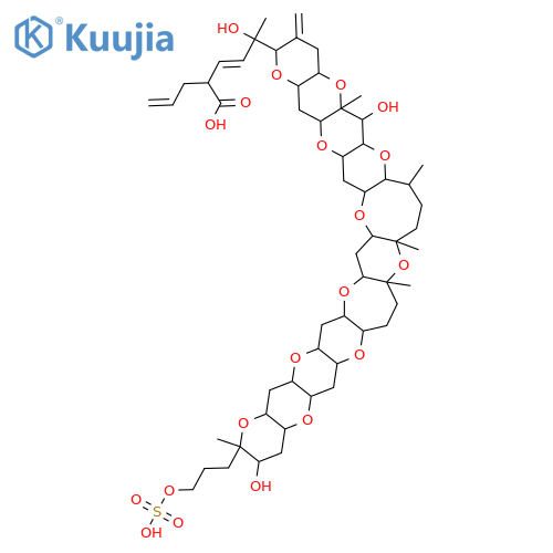 Yessotoxin; Homologue (n = 2), 44-demethylene, 44R-carboxy, 4-desulfo structure