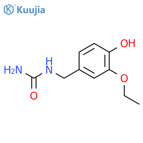 Urea, N-[(3-ethoxy-4-hydroxyphenyl)methyl]- structure