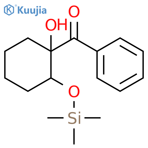 Methanone, [1-hydroxy-2-[(trimethylsilyl)oxy]cyclohexyl]phenyl- structure