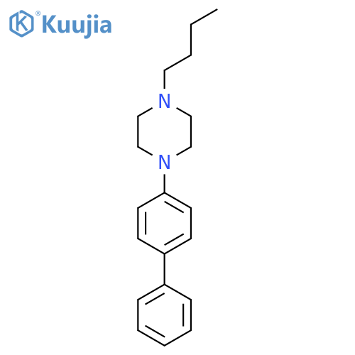 Piperazine, 1-[1,1'-biphenyl]-4-yl-4-butyl- structure