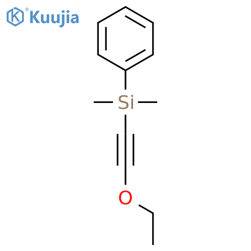 Silane, (ethoxyethynyl)dimethylphenyl- structure