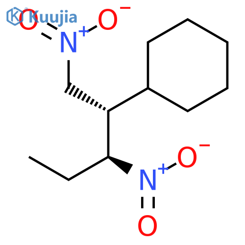 Cyclohexane, [(1S,2S)-2-nitro-1-(nitromethyl)butyl]- structure