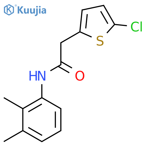 2-(5-chlorothiophen-2-yl)-N-(2,3-dimethylphenyl)acetamide structure