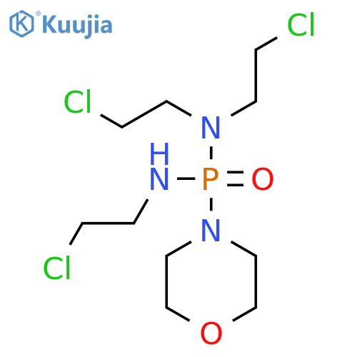 Phosphonic diamide, N,N,N'-tris(2-chloroethyl)-P-4-morpholinyl- structure