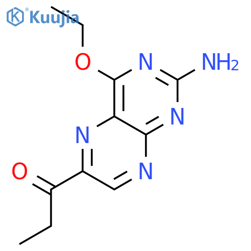 1-(2-Amino-4-ethoxypteridin-6-yl)propan-1-one structure