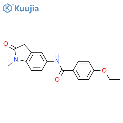 4-ethoxy-N-(1-methyl-2-oxo-2,3-dihydro-1H-indol-5-yl)benzamide structure