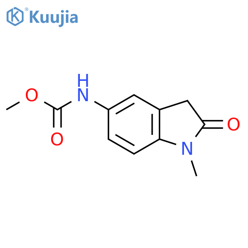 methyl N-(1-methyl-2-oxo-2,3-dihydro-1H-indol-5-yl)carbamate structure