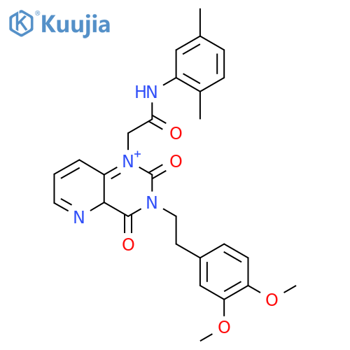 2-{3-2-(3,4-dimethoxyphenyl)ethyl-2,4-dioxo-1H,2H,3H,4H-pyrido3,2-dpyrimidin-1-yl}-N-(2,5-dimethylphenyl)acetamide structure