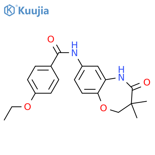 N-(3,3-dimethyl-4-oxo-2,3,4,5-tetrahydro-1,5-benzoxazepin-7-yl)-4-ethoxybenzamide structure