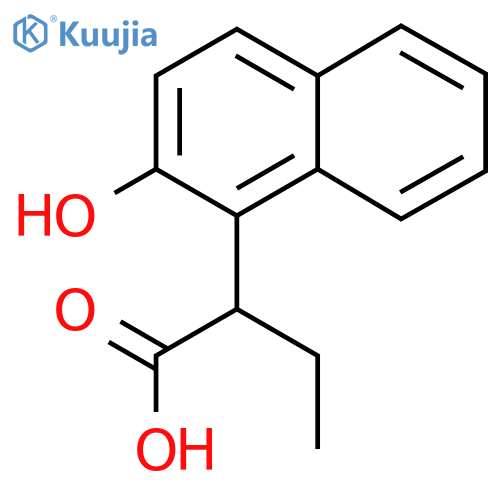 2-(2-Hydroxynaphthalen-1-yl)butanoic acid structure