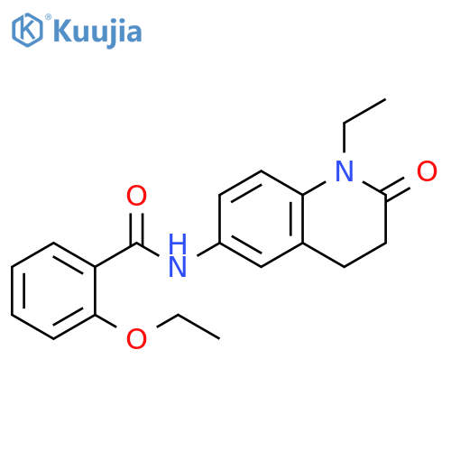 2-ethoxy-N-(1-ethyl-2-oxo-1,2,3,4-tetrahydroquinolin-6-yl)benzamide structure