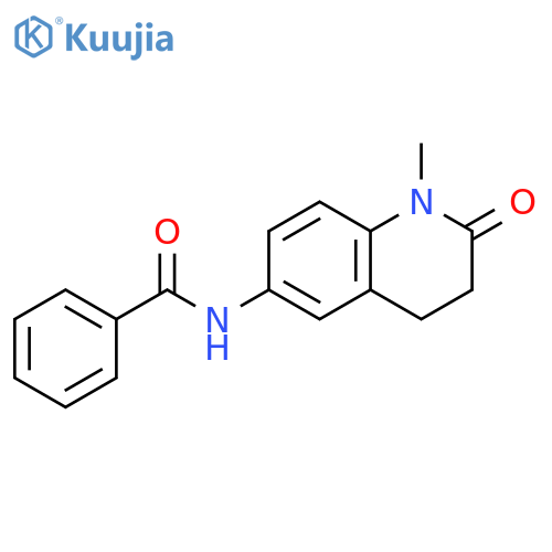N-(1-methyl-2-oxo-1,2,3,4-tetrahydroquinolin-6-yl)benzamide structure