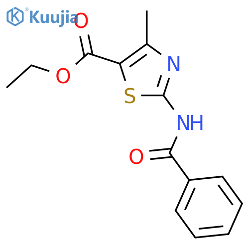 ethyl 2-benzamido-4-methyl-1,3-thiazole-5-carboxylate structure