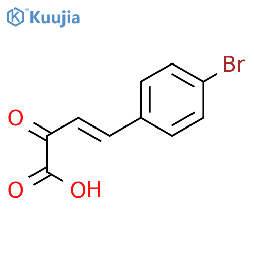 3-Butenoic acid, 4-(4-bromophenyl)-2-oxo-, (3E)- structure