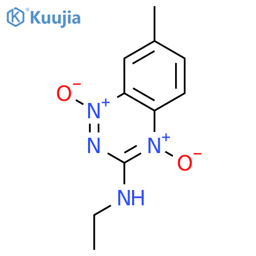 1,2,4-Benzotriazin-3-amine, N-ethyl-7-methyl-, 1,4-dioxide structure