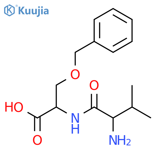 L-Serine, D-valyl-O-(phenylmethyl)- structure