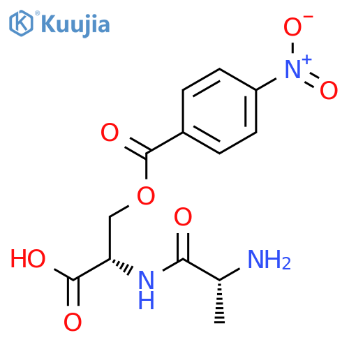 L-Serine, D-alanyl-O-(4-nitrobenzoyl)- structure