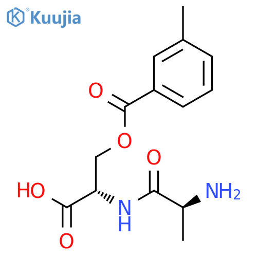 L-Serine, L-alanyl-O-(3-methylbenzoyl)- structure