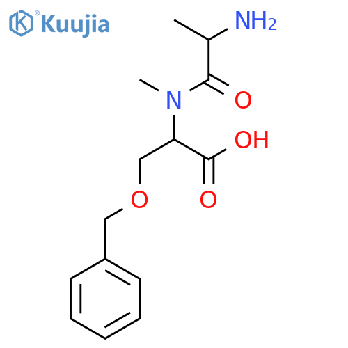 L-Serine, L-alanyl-N-methyl-O-(phenylmethyl)- structure