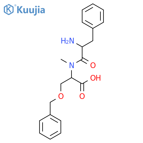 L-Serine, L-phenylalanyl-N-methyl-O-(phenylmethyl)- structure