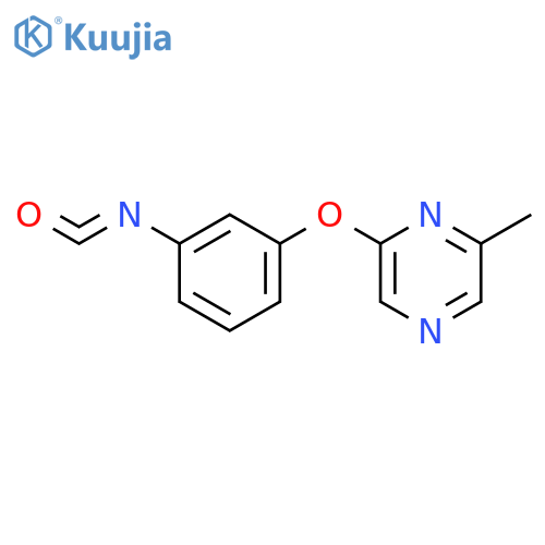 3-(6-Methylpyrazin-2-yl)oxyphenyl Isocyanate structure