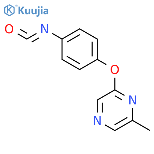 2-(4-Isocyanatophenoxy)-6-methylpyrazine structure