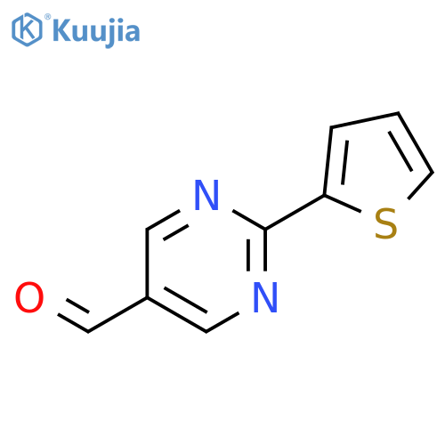 2-(Thien-2-yl)pyrimidine-5-carboxaldehyde structure