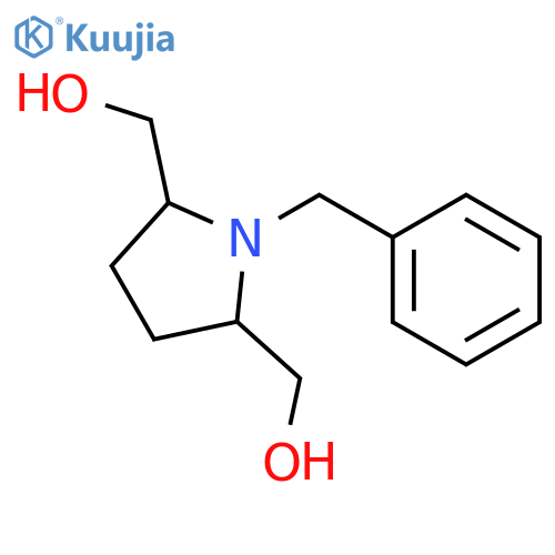 (1-Benzylpyrrolidine-2,5-diyl)dimethanol structure