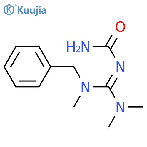 Urea, N-[(dimethylamino)[methyl(phenylmethyl)amino]methylene]- structure