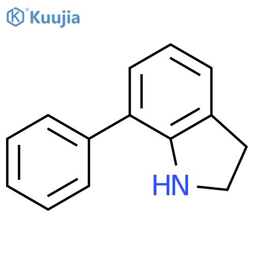 7-phenyl-2,3-dihydro-1H-indole structure