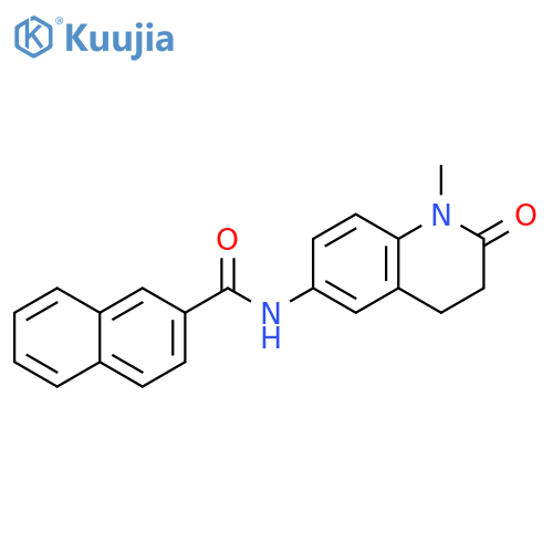 N-(1-methyl-2-oxo-1,2,3,4-tetrahydroquinolin-6-yl)naphthalene-2-carboxamide structure
