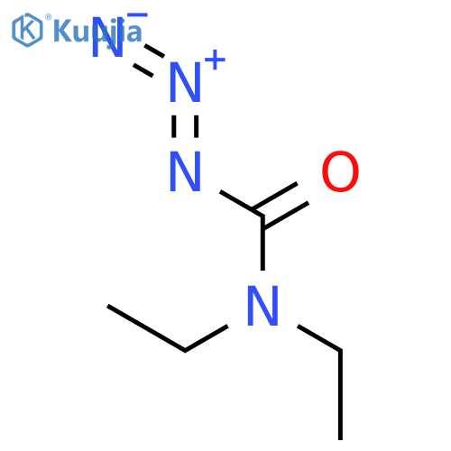 Carbamic azide, diethyl- structure