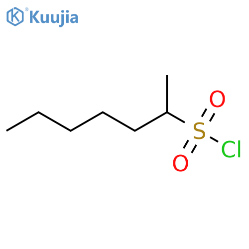 2-Heptanesulfonyl chloride structure