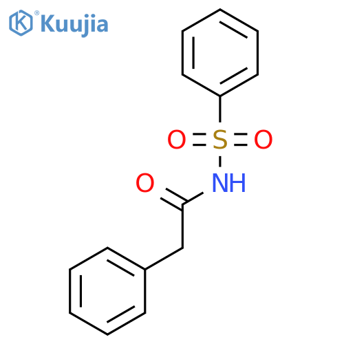 Benzeneacetamide, N-(phenylsulfonyl)- structure