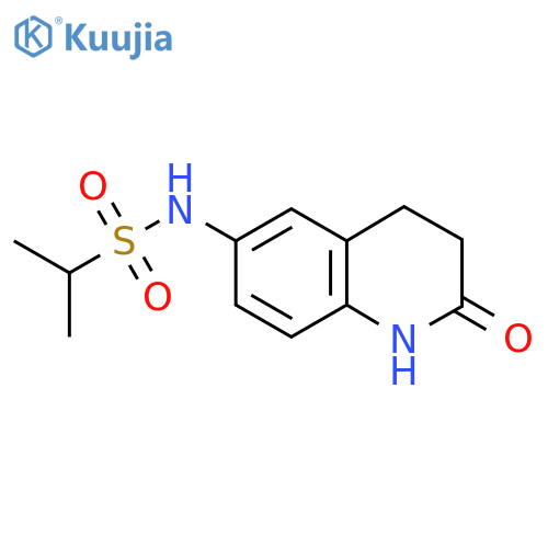 N-(2-oxo-1,2,3,4-tetrahydroquinolin-6-yl)propane-2-sulfonamide structure