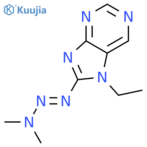 7H-Purine,8-(3,3-dimethyl-1-triazen-1-yl)-7-ethyl- structure